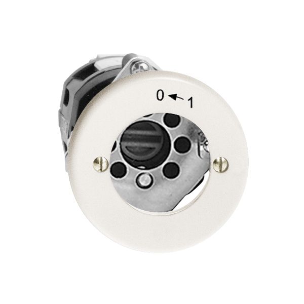 Contact pivotant ENC 0<-1/1P blanc pour serrure de sûr. sans cyl.