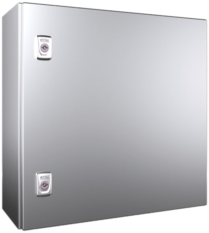 Armoire compacte Rittal AX, 1 porte, IP66, 500×500×210mm, acier fin V2A