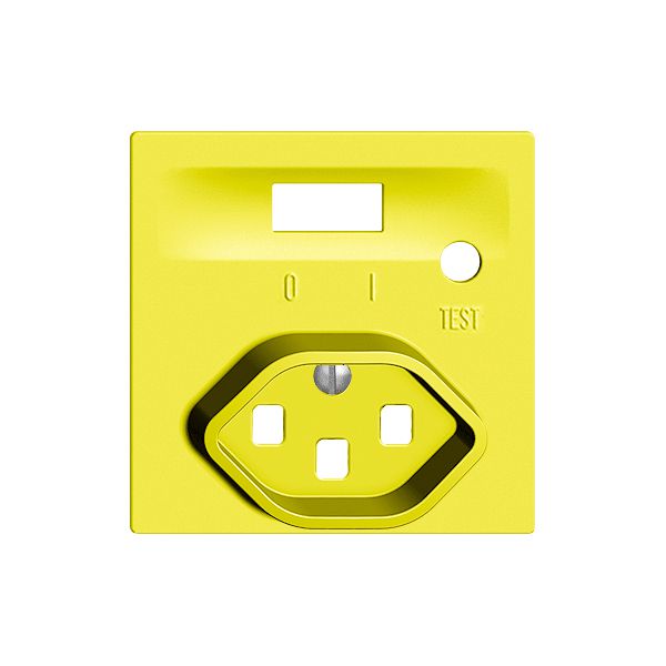 Kit frontal EDIZIOdue pour prise FI lemon