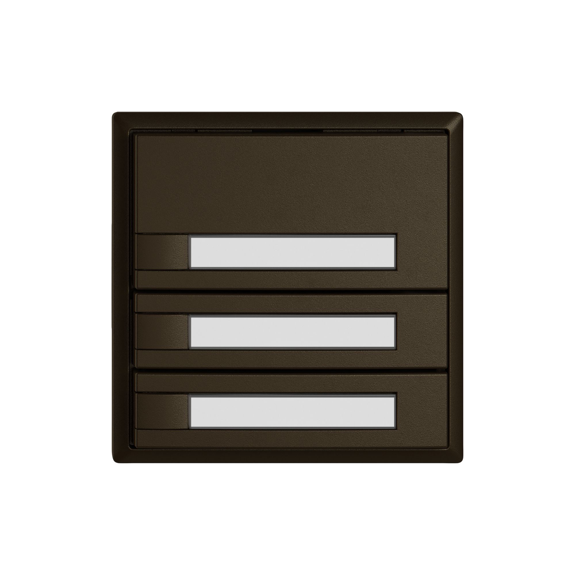 Universaltaster EDIZIO.liv UNI SNAPFIX® 12…48V o.LED 3× 1-Tbed.Pap.br