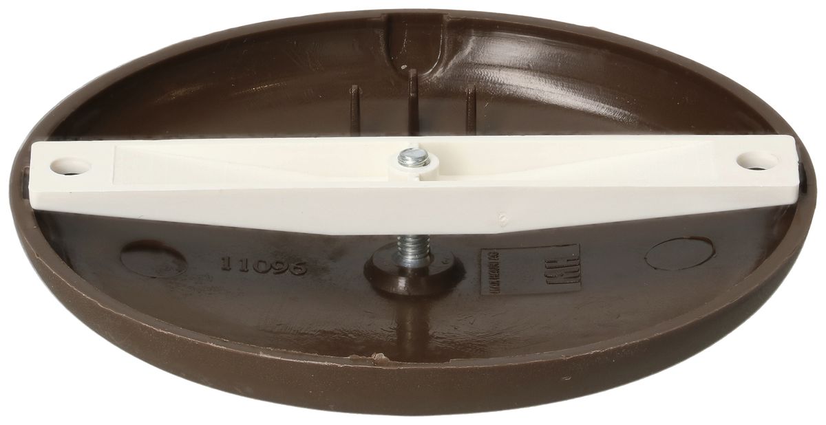 Deckenrosette MH mit M4 Schraube Ø95×13mm braun