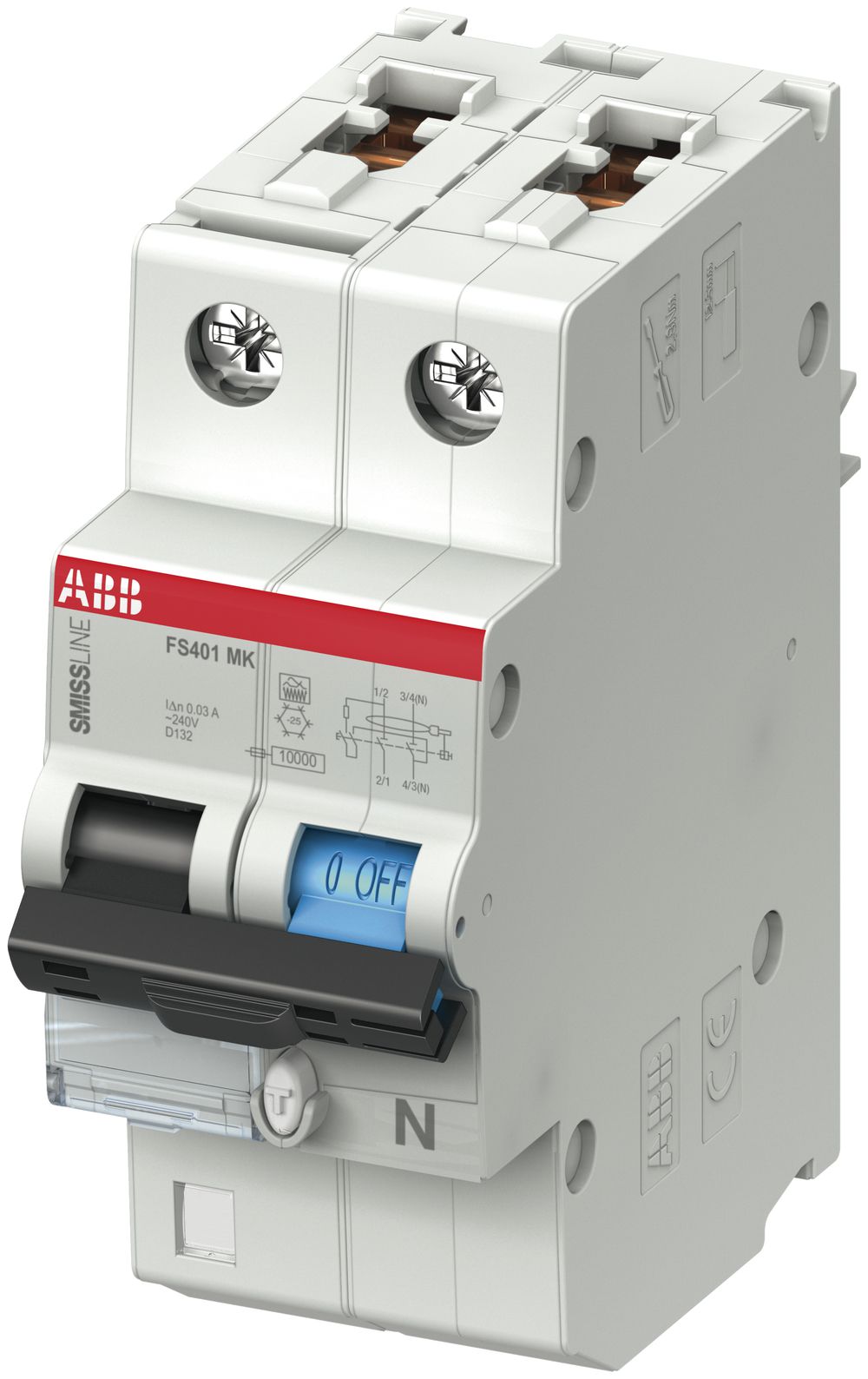 Disgiuntore differenziale SMISSLINE TP 20A/30mA B L+N 10kA le.rit.t.F