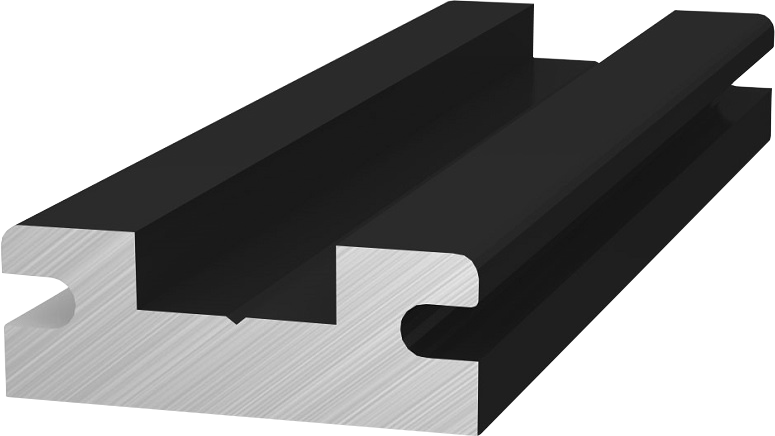 K2 Schienenverbinder InsertionRail schwarz eloxiert