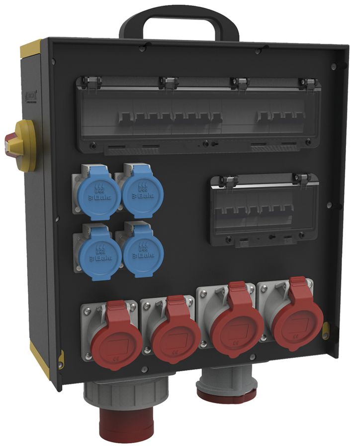 Stromverteiler EVGMB 7110-23/125A 1×63A 2×32A 2×16A 4×T23 CEE125A IP44