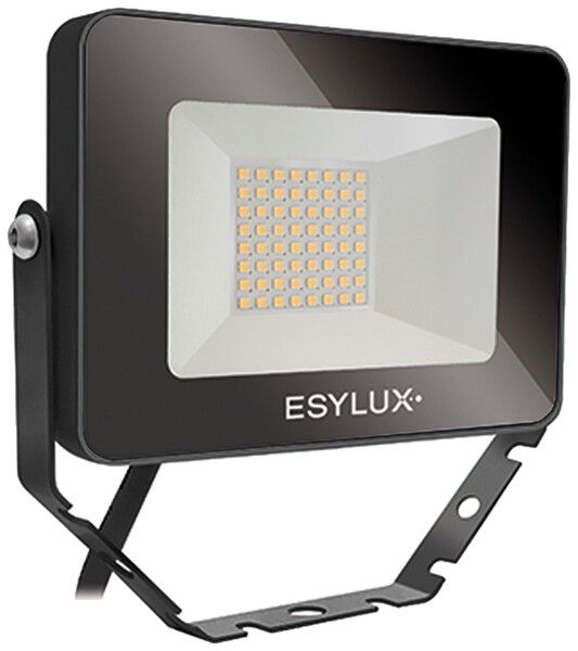 Proiettore LED ESYLUX OFL BASIC, 10W 3000K 1000lm 148×28×100mm IP65, nero