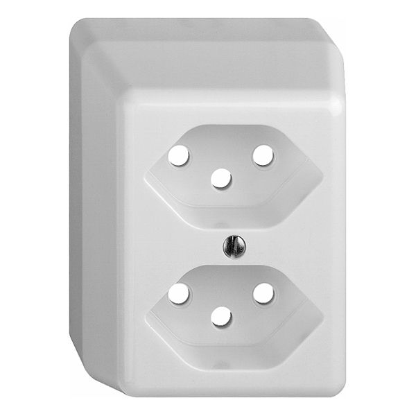 AP-Kappe FH zu 2×T13 weiss