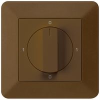 UP-Drehschalter kallysto.trend 0/1L braun mit Drehgriff