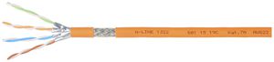 Datenkabel H-LINE 1322 S/FTP 4×2×0.62 FRNC/LSZH 1500MHz Kat.7A, orange, Cca