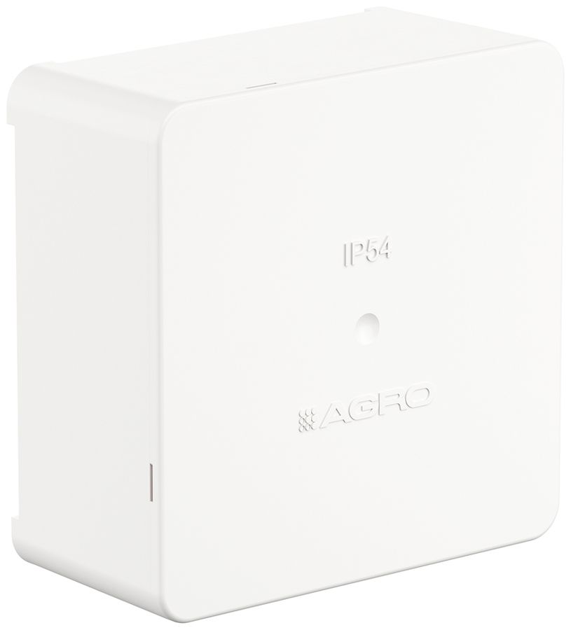 Scatola di derivazione AP vuota IP54 bianco 80×80×35mm