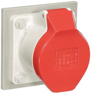 Presa INS CEEtyp 5L 16A J15, diritto