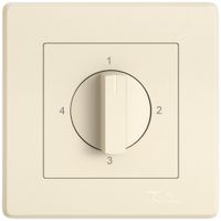 Kit di montaggio INC EDIZIO.liv SNAPFIX® p.interr.rot.manop.4-1-2-3 cr