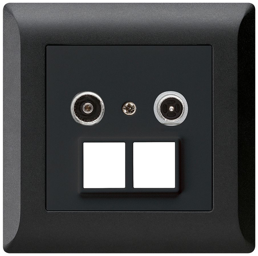 UP-Multimediadose kallysto.line R/TV 10.5dB 2GHz schwarz