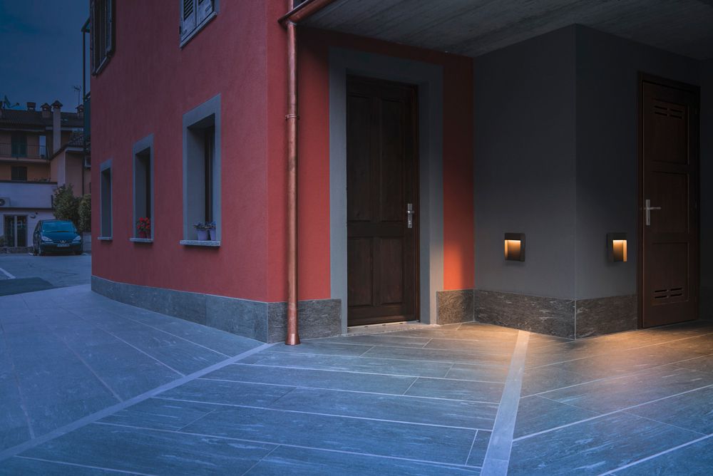 LED-Wandleuchte SLV FLATT 14W 3000K 460lm IP65 anthrazit