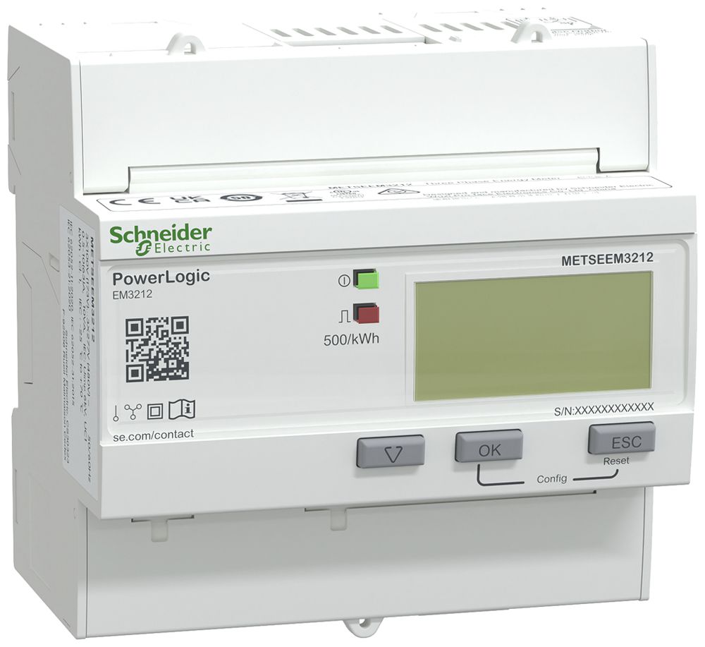 Compteur d'énergie AMD Schneider Electric EM3212 3LN 63A électrique 5UM D0