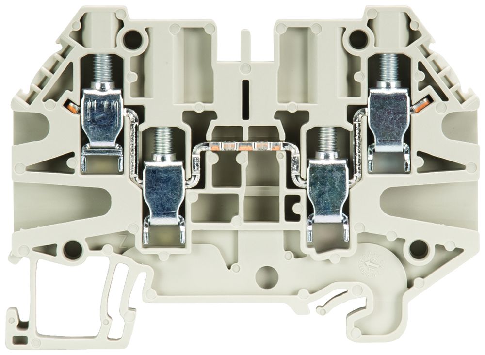 Borne de passage joignable Wieland WT 4 D2/2 0.14…6mm² 32A 500V gris