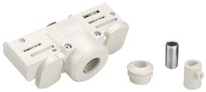 Leuchtenadapter SLV für Stromschiene EUTRAC 3-phasig, 1LNPE, max. 5kg, weiss
