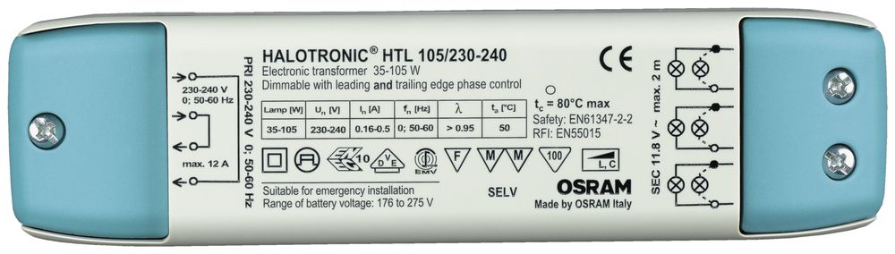 Elektronischer Trafo Halotronic HTL 105/230…240V