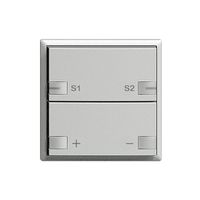 Universaldimmer ZEP 1K/2T Hauptstelle Szene EDIZIOdue silver