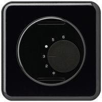 UP-Raumthermostat basico schwarz ohne Schalter