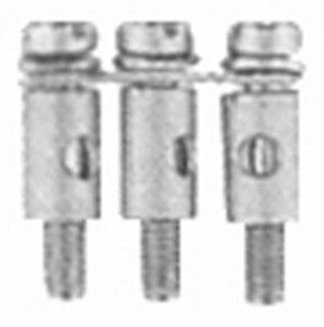 Querverbinder Weidmüller Q DLI geschraubt 10L Raster 6mm 24A grau