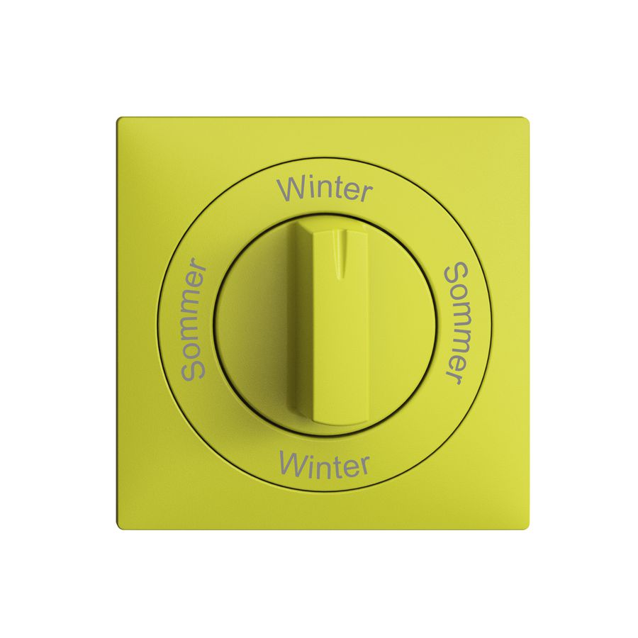 Frontset Sommer-Winter-Sommer-Winter EDIZIOdue 60×60mm lemon