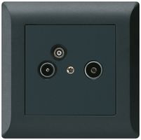 Prise pour antenne ENC R/TV/données kallysto.line 2GHz 4dB noir