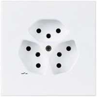 UP-Steckdose ATO 3×T13 1×S graphitgrau Gr.I