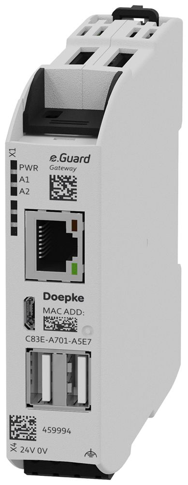 REG-Kommunikationsmodul Doepke DCTR Gateway, 1×RJ45/2×USB-A 12/24VDC