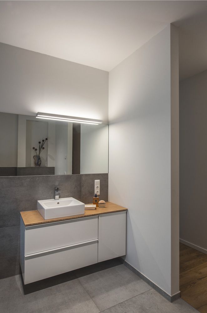 LED-Wandleuchte SLV SEDO, 22W 2100lm 3000K Glas satiniert IP20 Aluminium