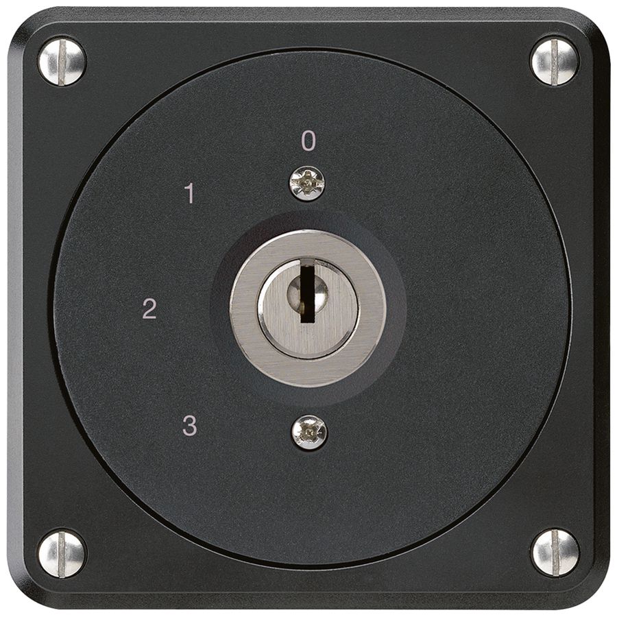 Interrupteur à clé ENC robusto sans clapet 5/1P noir