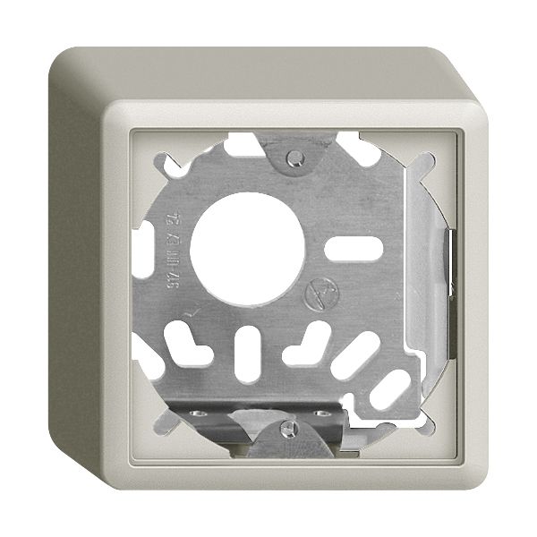 Capot avec plaque de base 54mm EDIZIOdue universel gris clair