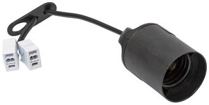 Baustellenfassung ELBRO Anschlusselement und E27 Kunststoff sz