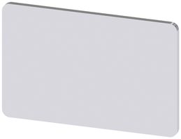 Bezeichnungsschild Siemens SIRIUS ACT, ohne Aufdruck, 17.5×27mm, silber