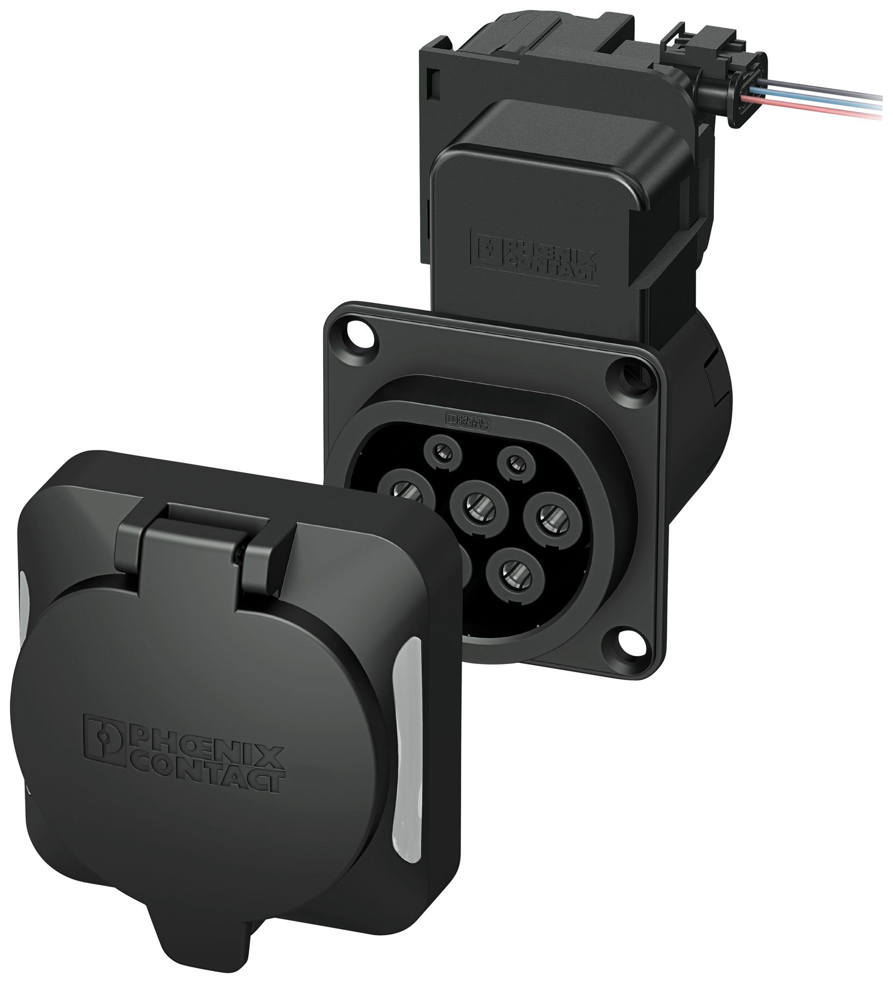 Kit presa e-mobility INS PX EV-T2M3SO12-3P-P-SET