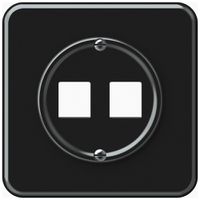 UP-Montageset origin gerade 2×HMS 92×92mm schwarz