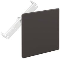 Steckdeckel CRALLO-RED-BOX 130×130mm mit Diagonalsteg braun