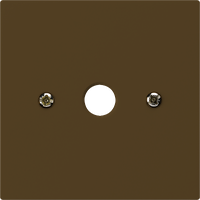 UP-Durchgangsdose kallysto braun Ø9mm ohne Klemmeneinsatz