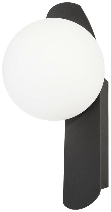 Applique SLV SUN G9 1×40W Ø120×255×40mm tondo nero