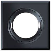 Abdeckung ESYLUX für Melder FLAT Kunststoff matt quadratisch schwarz