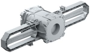 UP-Einlasskasten AGRO 1×1 Prefix hellgrau Ø30mm für Beton