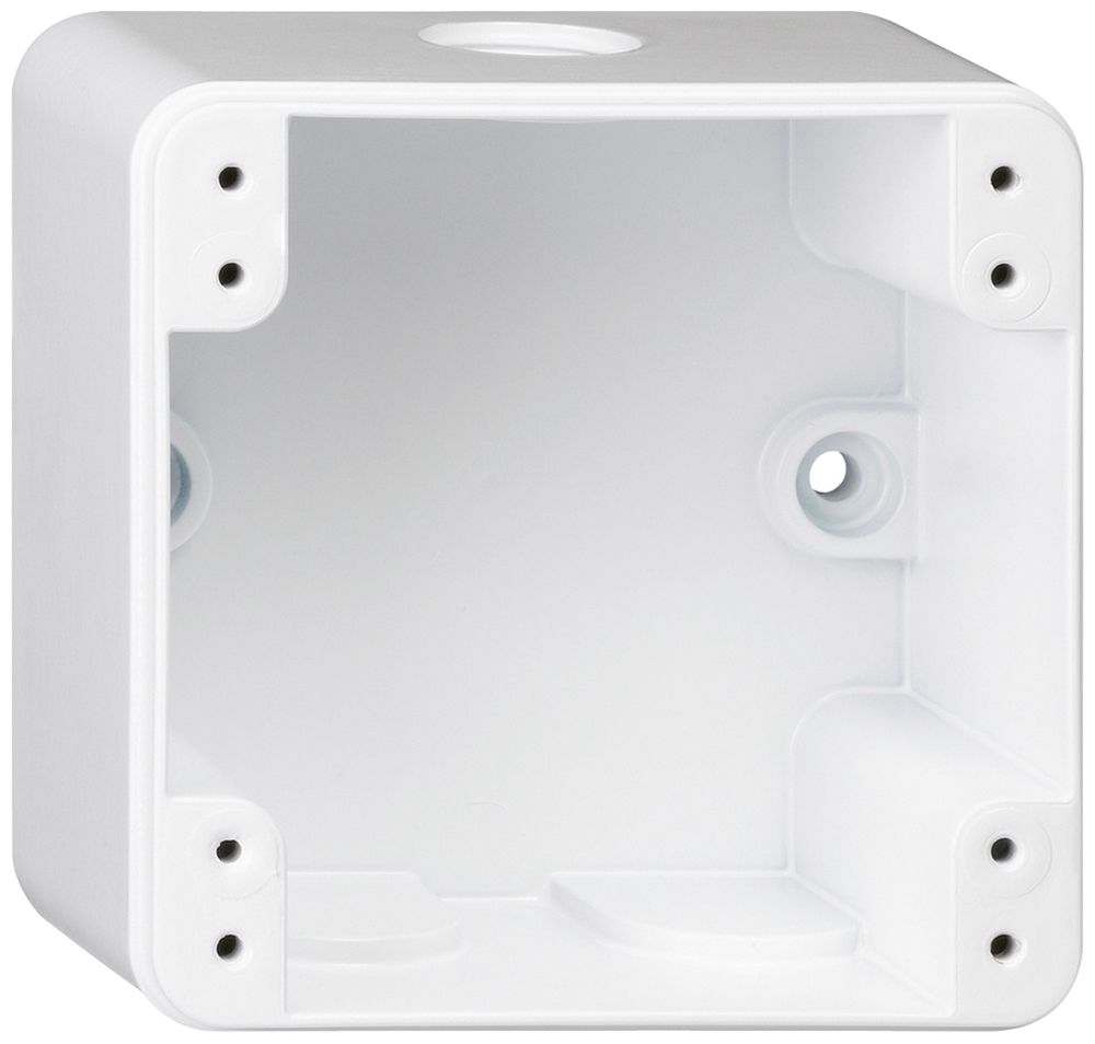 Boîtier AP robusto 1×1 blanc 86×86×48mm