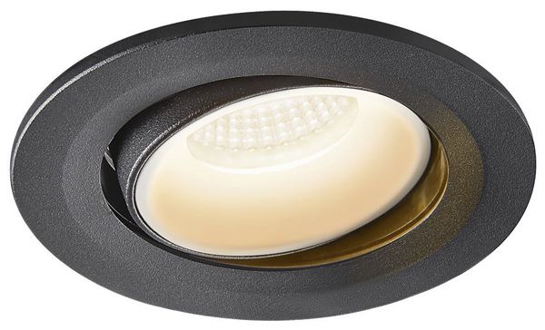 EB-LED-Downlight SLV NUMINOS MOVE S, 8.6W 250mA 720lm 2700K 55° sz/ws