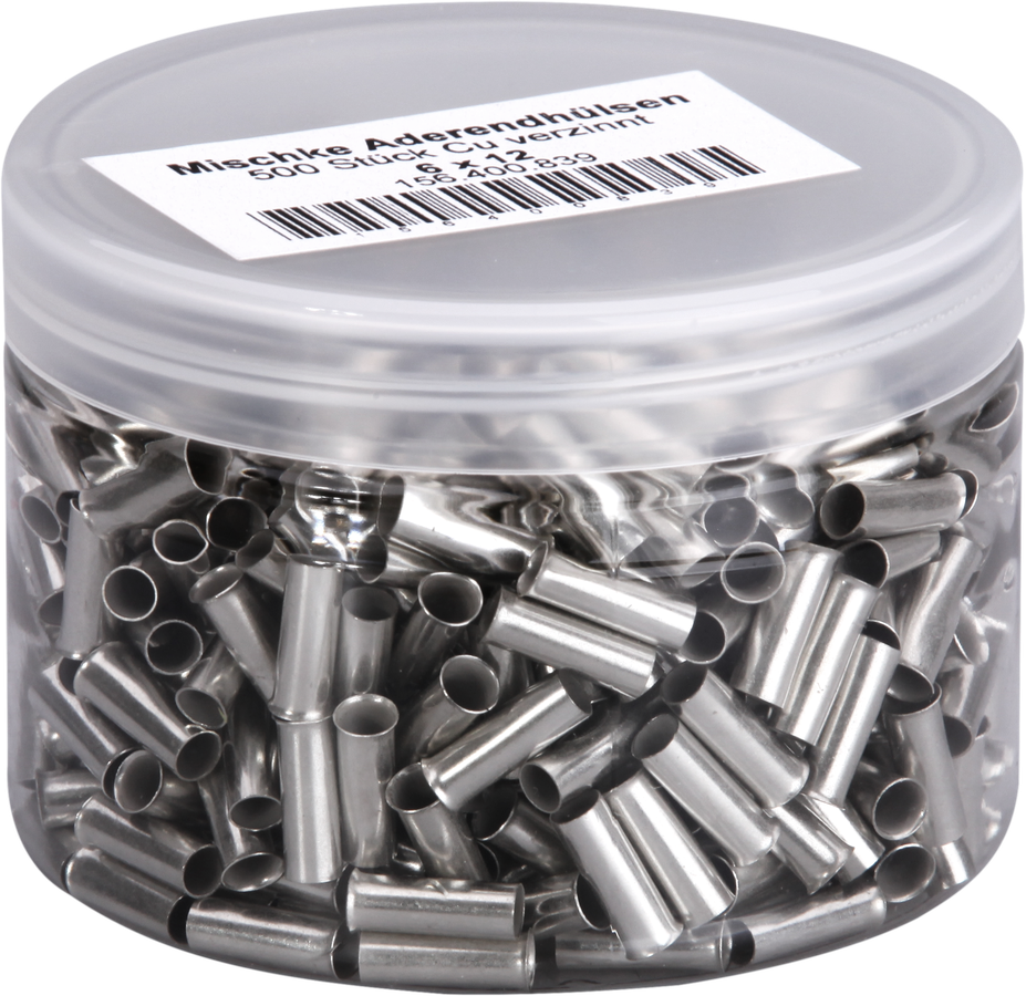 Aderendhülse Mischke E DIN 46228 6mm²/12mm blank Cu-verzinnt