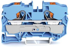 Borne de passage WAGO TopJob-S 10mm² 2L bleu série 2210