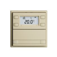 Pulsante RTH INC KNX 1×EDIZIOdue F vanille, con carta+LED RGB