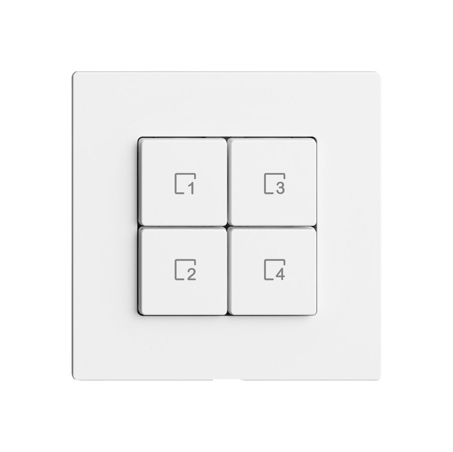 Commande pour poussoir scènes EDIZIOdue Wiser 4 scènes 4t bc