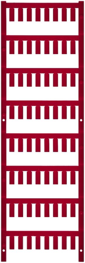 Marqueur de conducteur Weidmüller MultiCard SF p.Ø3…3.7mm 12×4.6mm PA66 rouge
