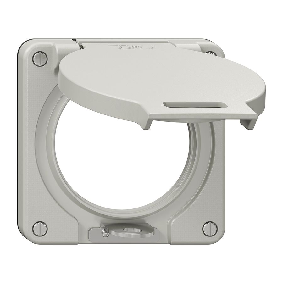 Deckel mit Klappdeckel NEVO Ø60mm abschliessbar lgu (Dicht.sz)