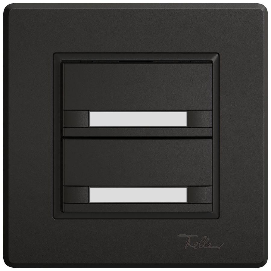 UP-Universaltaster EDIZIO.liv UNI SNAPFIX® o.LED 2× 2-Tbed.Pap.sz