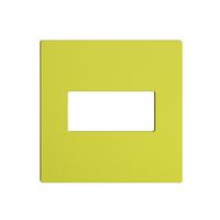 Frontset EDIZIOdue F für Bewegungsmelder pirios 180 R eco, lemon